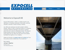 Tablet Screenshot of expocell.se